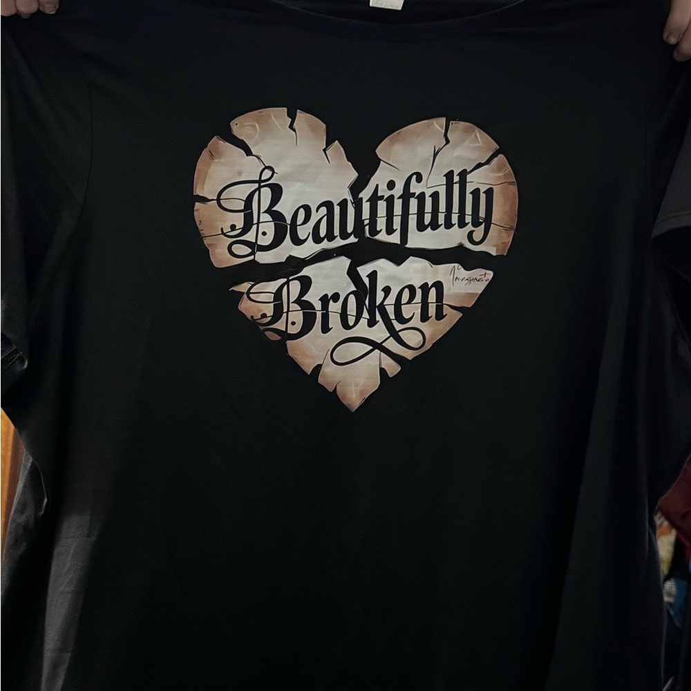 Beautifully Broken Black T-Shirt